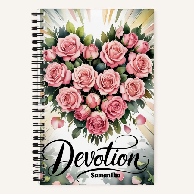 Personalised Devotion Christian Women Journal (Front)