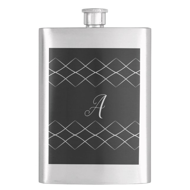 Personalised Diamonds are Forever Hip Flask (Front)