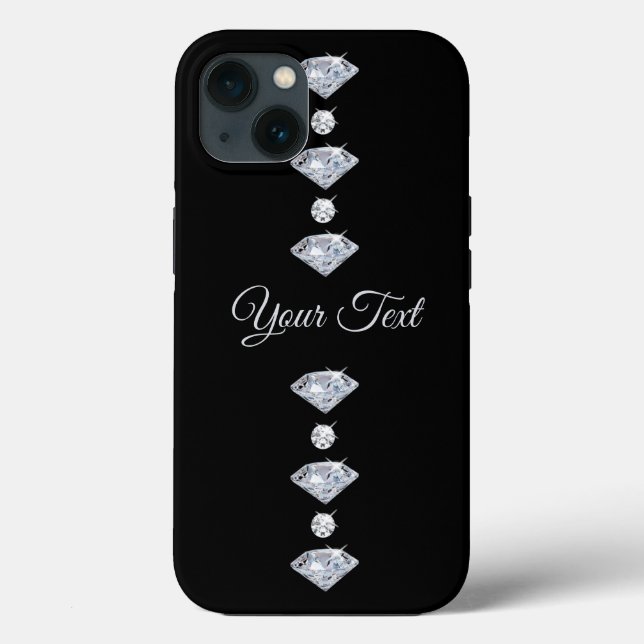 Personalised Diamonds  Case-Mate iPhone Case (Back)