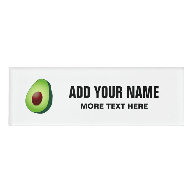 Personalised dietician and nutritionist name tags (Front)