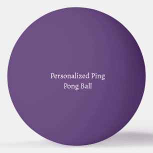 Personalised Dimensions 1.57" Purple Ping Pong Ball