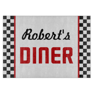 Personalised Diner Cutting Board