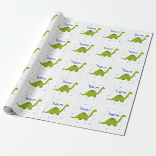 Personalised Dinosaur Gift Wrap