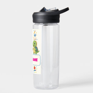 Personalised Dinosaur Kids Back to School Bottle