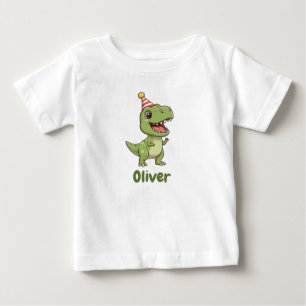 Personalised Dinosaur Kids T-Shirt with Name