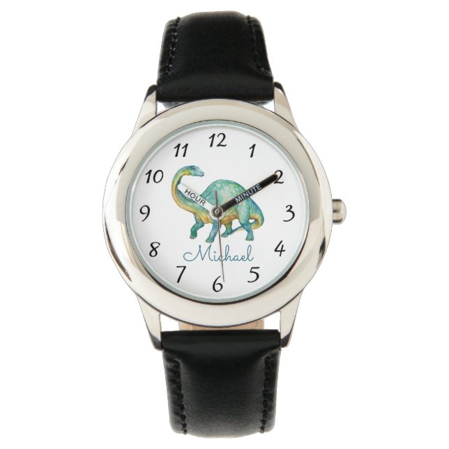 Personalised  Dinosaur Kid's Watch (Front)