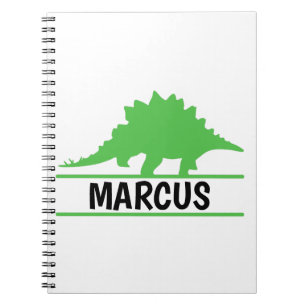 Personalised Dinosaur Name Notebook