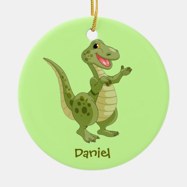 Personalised Dinosaur Ornament (Front)