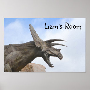 Personalised Dinosaur Poster