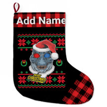 Personalised Dinosaur Santa T-Rex Ugly Christmas