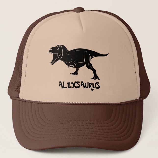 Personalised Dinosaur  Trucker Hat (Front)