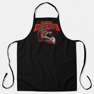 Personalised Dirt Bike Motocross Racing Helmet  Apron