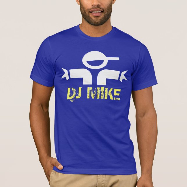 Personalised Disc Jockey / Deejay / DJ t-shirt (Front)