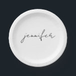 Personalised  Dish, Bridesmaid Gifts, Engagement   Paper Plate<br><div class="desc">Celebrate life’s special moments with this personalised dish ✨ A thoughtful gift for bridesmaids, engagements, birthdays, graduations, bridal showers, or moms, it adds a meaningful touch to any occasion. Perfect as a keepsake to hold small treasures or simply serve as a reminder of love and appreciation, this custom piece turns...</div>