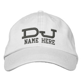 Personalised DJ Embroidered Hat