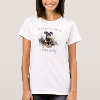 Personalised Doberman Pinscher T-Shirt