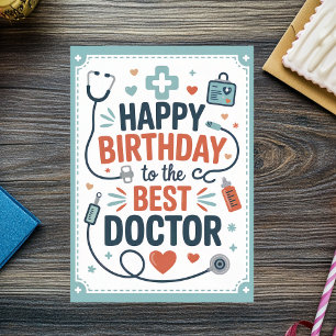 Personalised Doctor Birthday Card