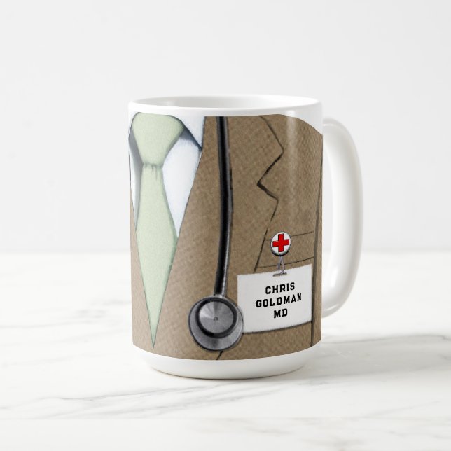 Personalised Doctor Coffee Mug (Front Right)
