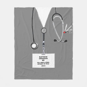 Personalised Doctor Fleece Blanket