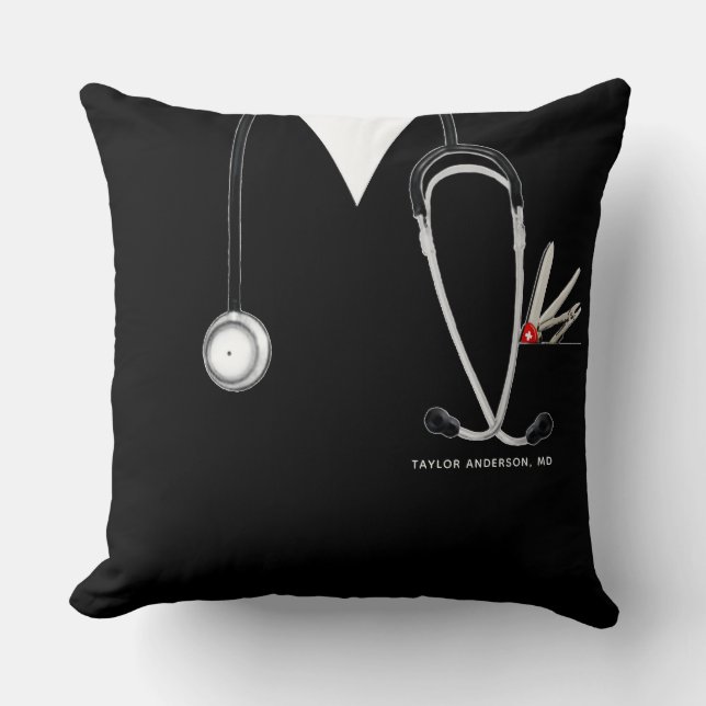 Personalised Doctor Gift Cushion (Front)