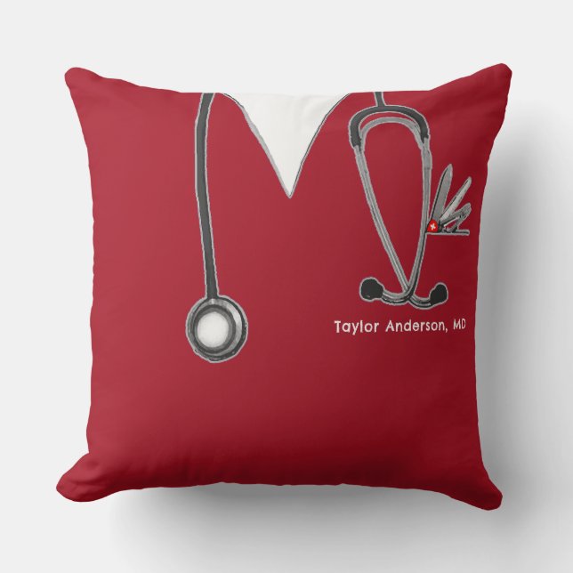 Personalised Doctor Gift Cushion (Front)