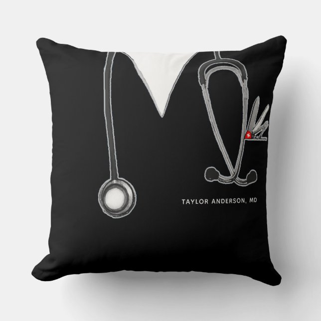 Personalised Doctor Gift Cushion (Front)