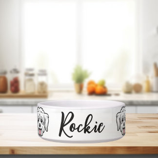 Personalised Dog Bowl - Custom Pet Bowl with Name