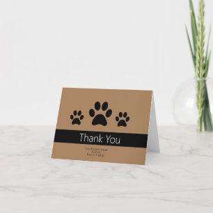 Personalised Dog Business Thank You Notes