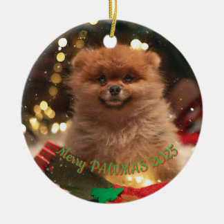 Personalised Dog Christmas Ornament – Custom Photo