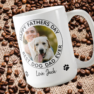 Personalised Dog Dad Father's Day Pet Photo Coffee Mug