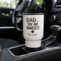 Personalised Dog Dad Travel Mug | Modern Cool Gift
