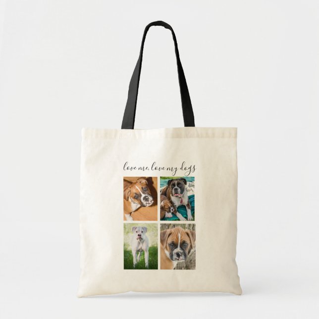Personalised Dog Gift  - Boxer Dog Tote Bag (Front)