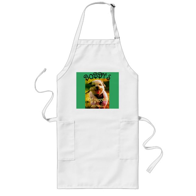 PERSONALISED DOG GROOMING APRON (Front)