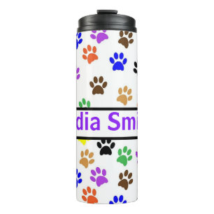 Personalised dog lover drink tumbler