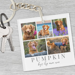 Personalised Dog Lover Keepsake Pet Photo Key Ring