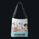 Personalised Dog Lover Tote<br><div class="desc">Must Love Dogs Collection
Personalised Puppy Tote
Featuring an array of adorable Puppys
Including Husky,   Sheepdog,  Golden Doodle,  Corgi,  Spaniel,  Mountain Dog,  Bulldog
and Schnauzer
Great gift for Dog Lovers</div>