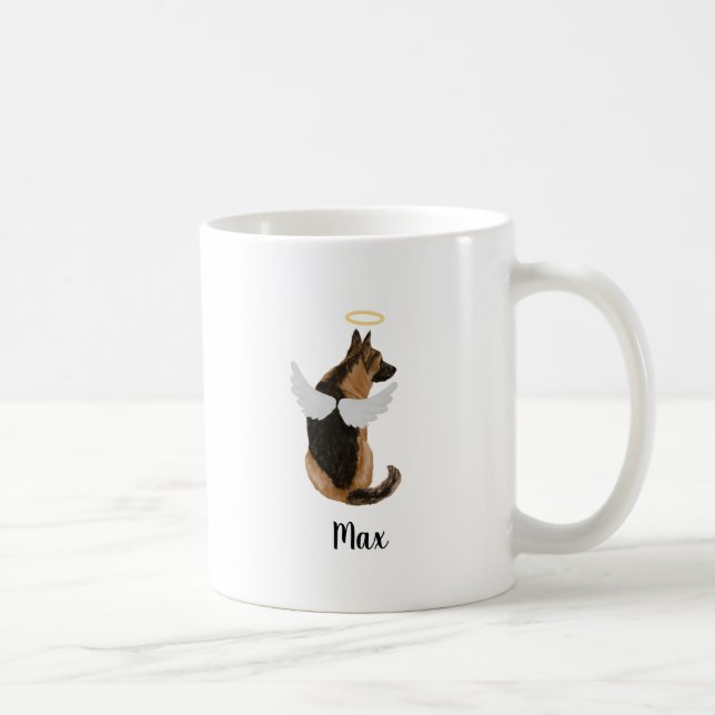 Personalised Dog Memorial Coffee Mug (Right)