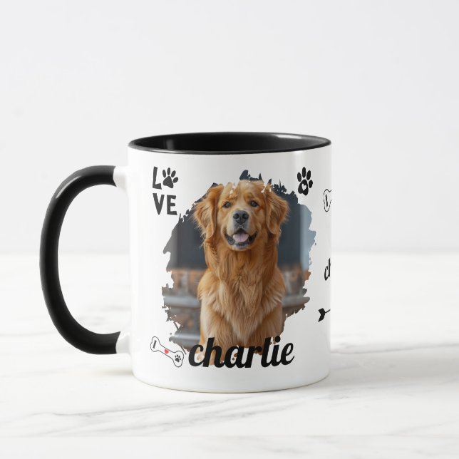 Personalised Dog Memorial Keepsakes | Pet Mug (Left)