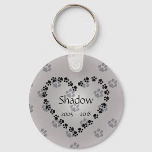 Personalised Dog Memorial Key Ring