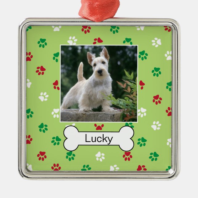 Personalised Dog Mini Frame Ornament (Front)
