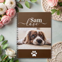 Personalised Dog Monogram Name Pet Photo 
