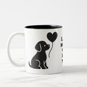 Personalised Dog Mug Minimalist Pet Gift