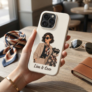 "Personalised Dog Mum Gift" "Custom Pet Owner iPhone 15 Pro Case