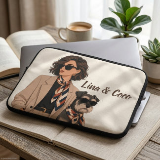 "Personalised Dog Mum Gift" "Custom Pet Owner Laptop Sleeve