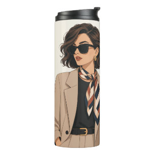 "Personalised Dog Mum Gift" "Custom Pet Owner Thermal Tumbler