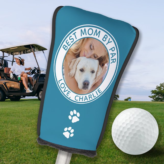 Personalised Dog Mum Modern Pet Photo Golf Head Cover (Creator Uploaded)