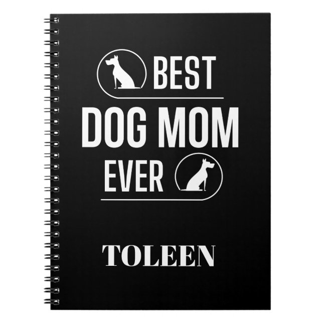 Personalised Dog Mum                Notebook (Front)