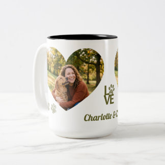 Personalised Dog Mum Photo Mug Custom Name