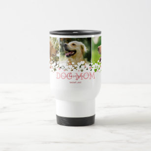 Personalised Dog Mum Photo Travel Mug