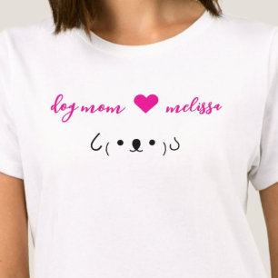 Personalised Dog Mum T-Shirt